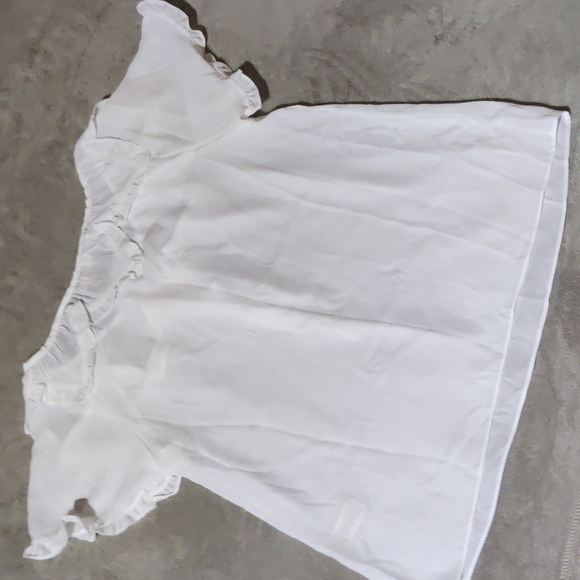 NWT Max Studio Ruffle Tie Neck Blouse - Picture 2 of 5